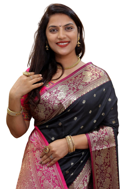 Vasthrlay Classic Banarasi Wedding Saree for festive ethnic occasions