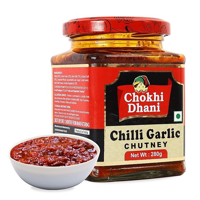 Chokhi Dhani Chilli Garlic Chutney - PUSHMYCART