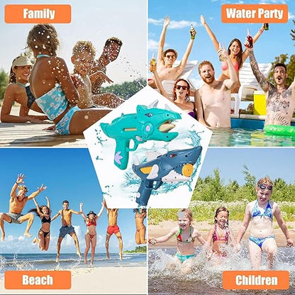 Storio Dinosaur and Shark Modeling Water Gun - PUSHMYCART