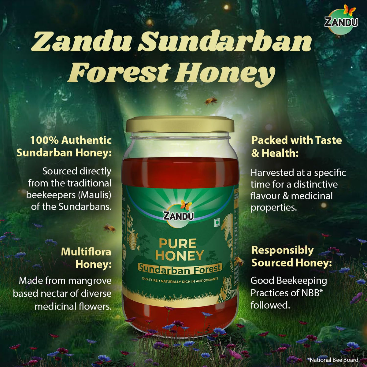 zandu pure honey sundarban forest