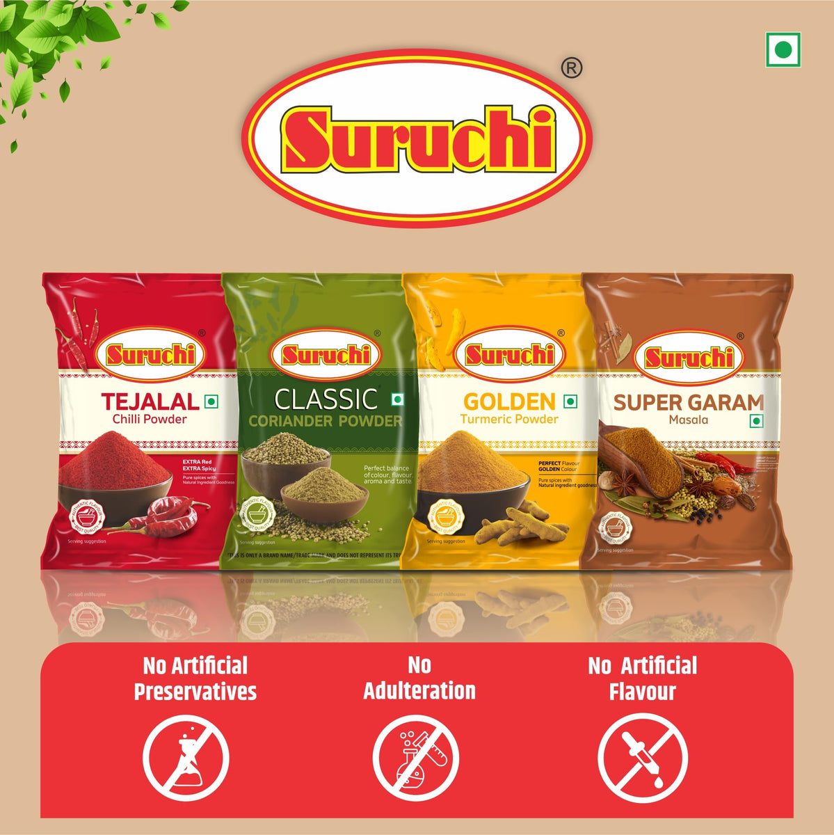 Suruchi Special Spice Combo Pack Tejalal Red Chilli Powder – PUSHMYCART