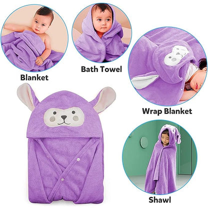 Belanto Baby Bath Towel Hooded Ultra Soft Hooded Towel - PUSHMYCART