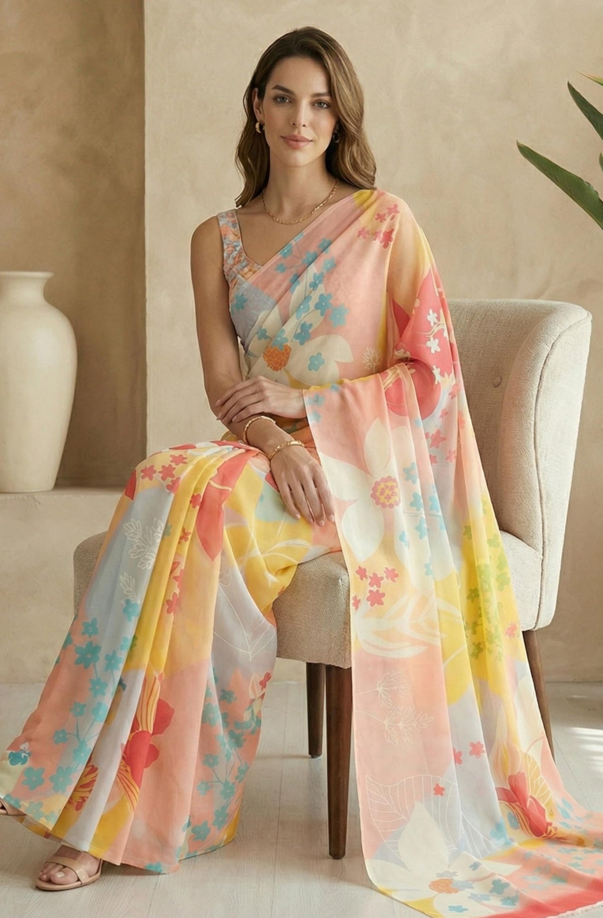 Vasthrlay Classic Traditional Saree for wedding and party wear styling
