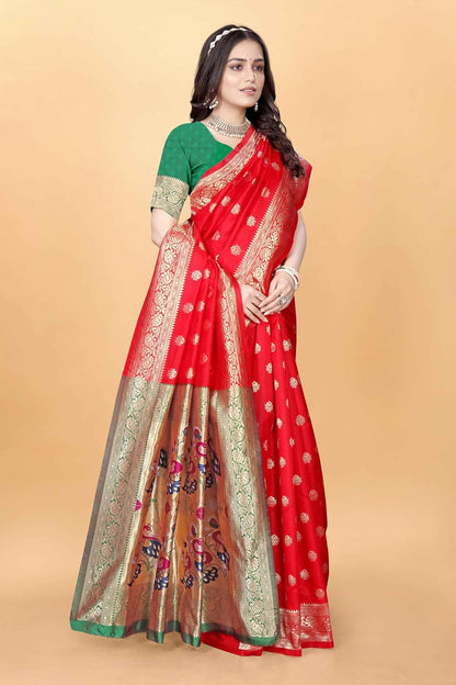 VasthrlayClassic Saree with elegant ethnic wedding styling