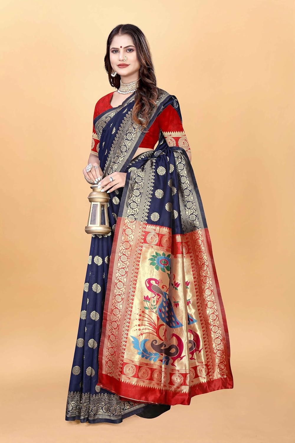 Vasthrlay Classic Ethnic Wear with elegant banarasi paithani kanjivaram styling