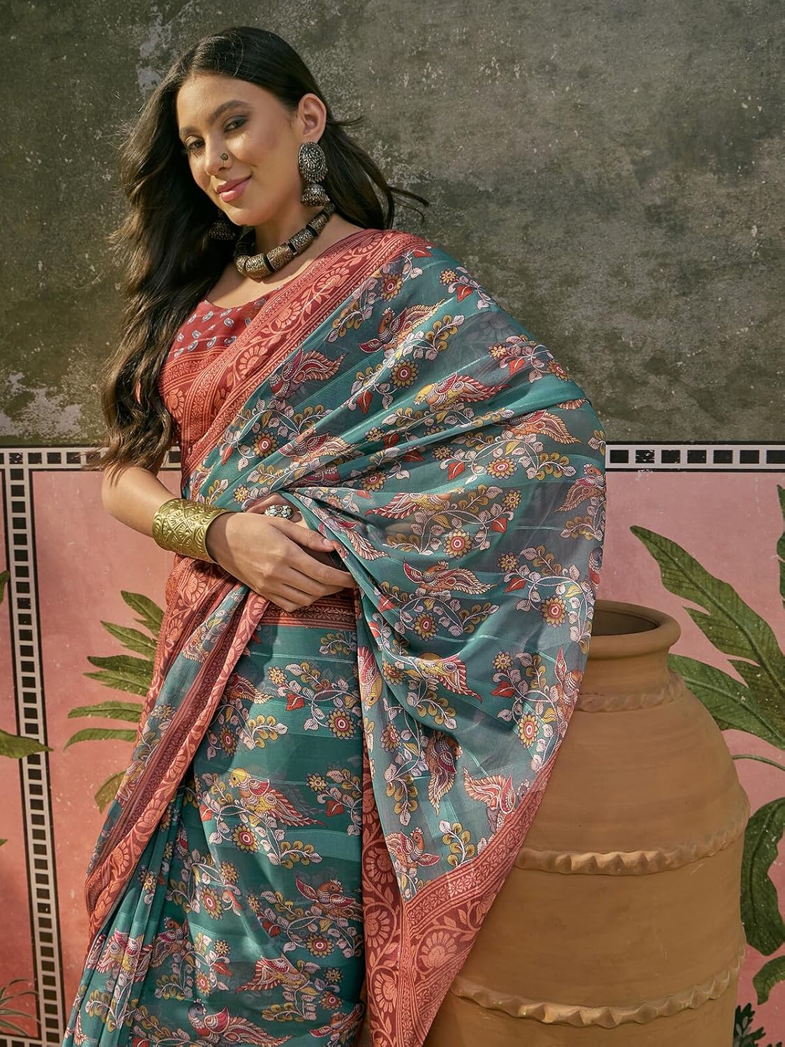 Vasthrlay Classic Traditional Saree for wedding and party wear styling