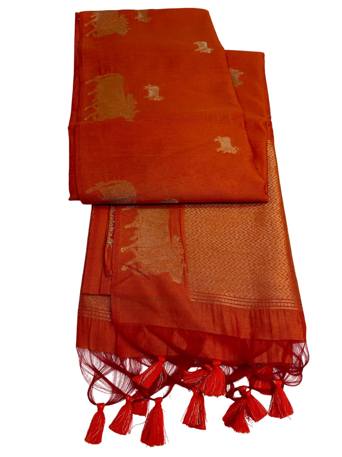 Vasthrlay Classic Tussar Kalamkari Saree for festive ethnic occasions