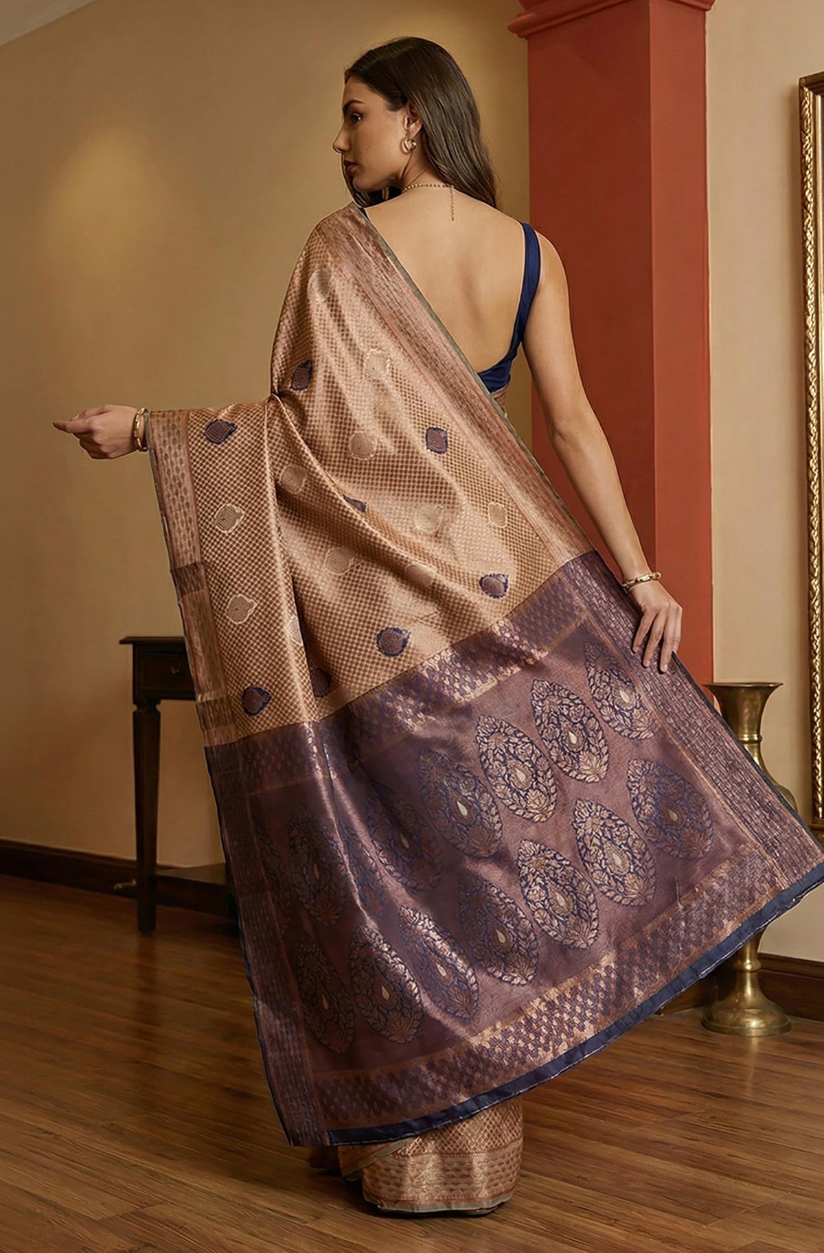 Vasthrlay Classic Traditional Saree for wedding and party wear styling