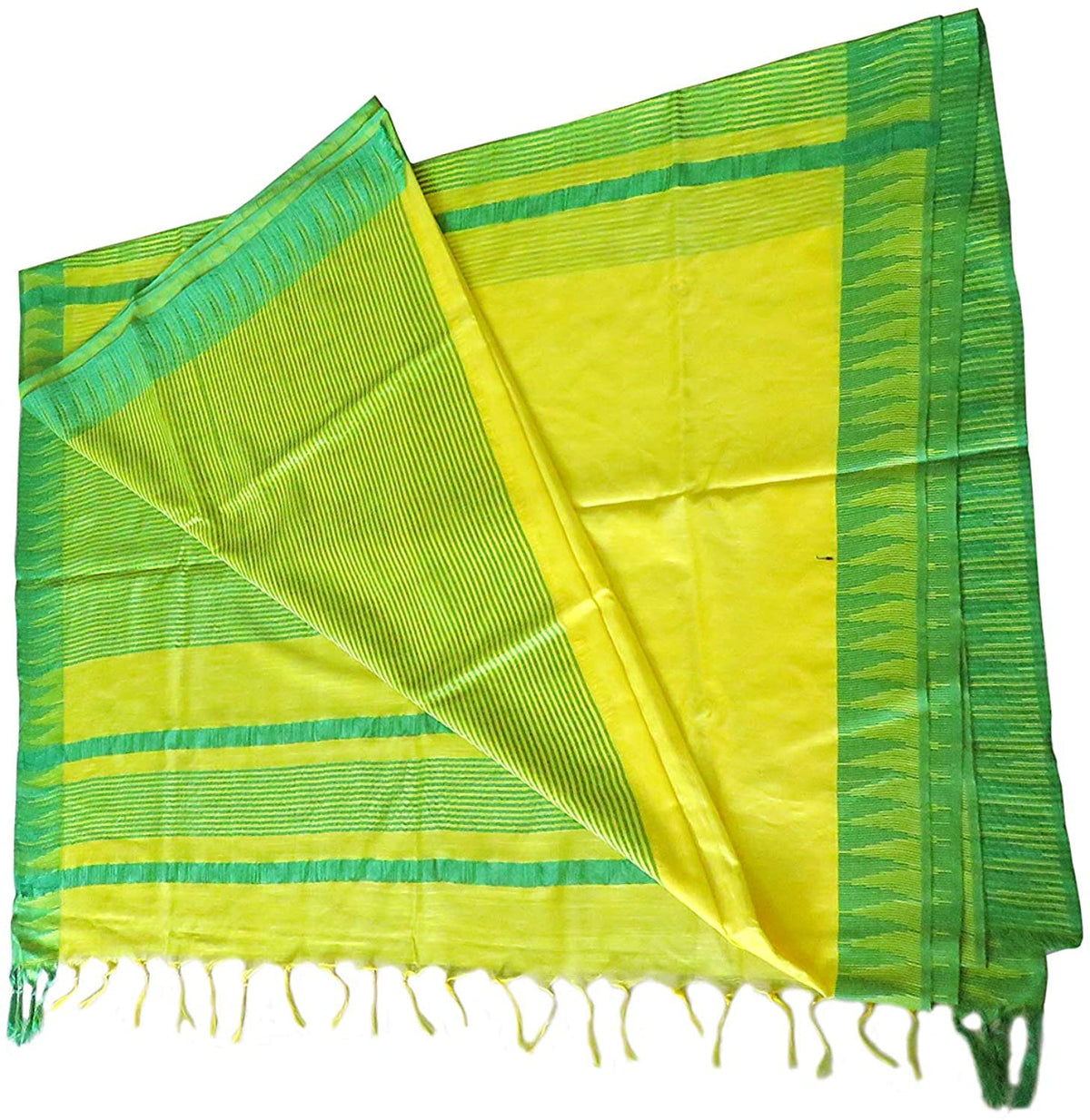 Vasthrlay Yellow Traditional Saree with elegant Ethnic styling