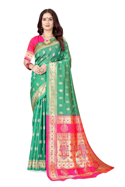 Vasthrlay Classic Banarasi Paithani Kanjivaram Traditional Ethnic Wear for festive occasions