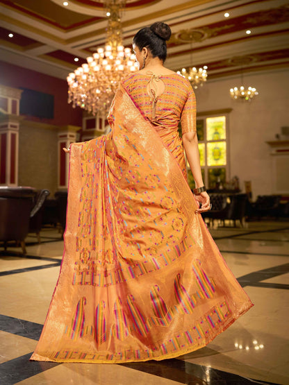 Vasthrlay Classic Wedding Saree with elegant kanjivaram styling