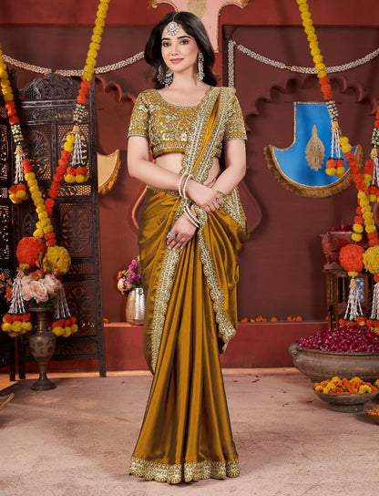 Vasthrlay Classic Traditional Saree for wedding and party wear styling