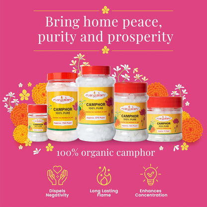 MANGALAM Camphor Tablet 100g Jar