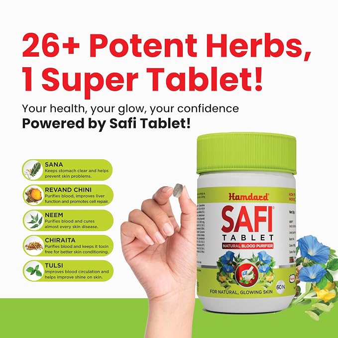 Hamdard Safi Tablet for Healthy & Glowing Skin