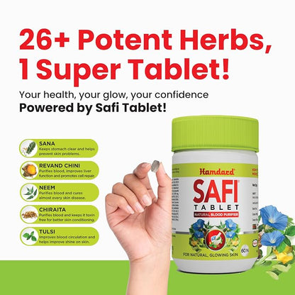 Hamdard Safi Tablet for Healthy & Glowing Skin