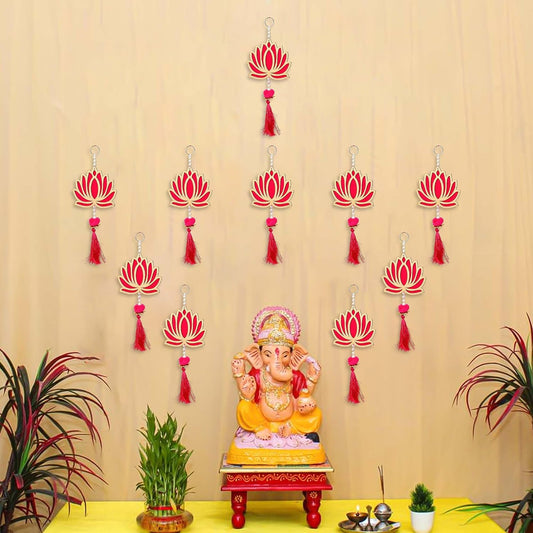Flower Decorative Wall Hanging for Home Decor Lotus Hangings