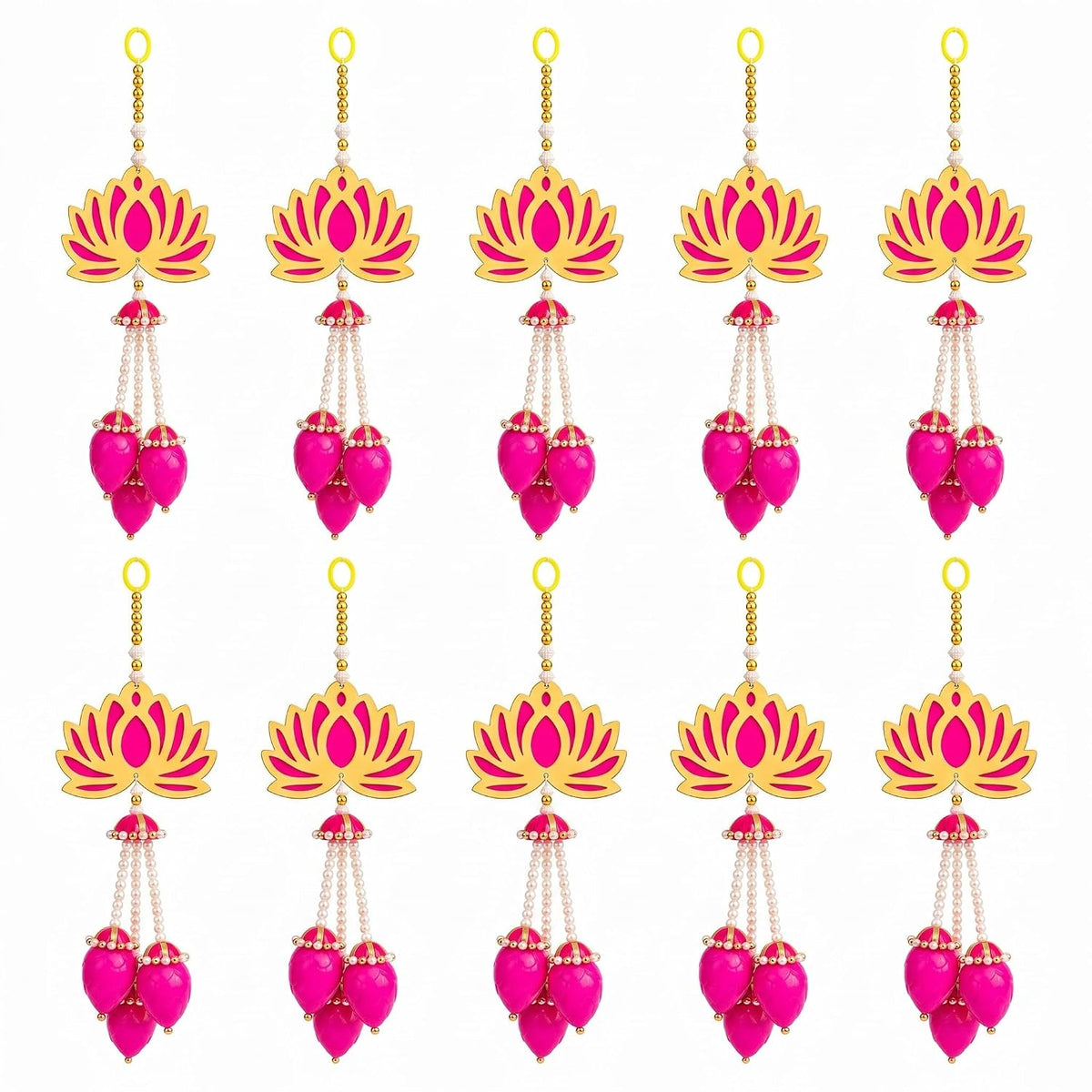 Jeevan Handicraft Pearl Bead Lotus Hanging