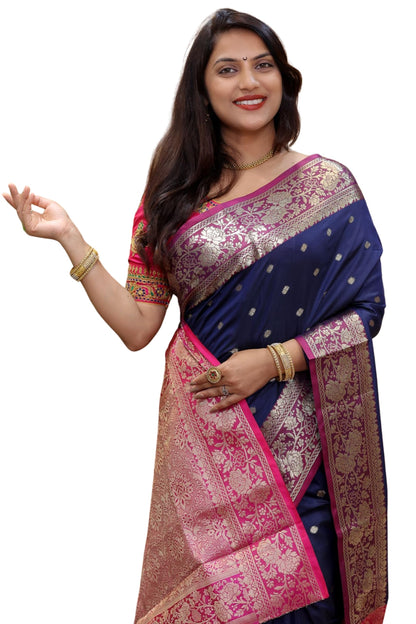 Vasthrlay Classic Banarasi Wedding Saree for festive ethnic occasions