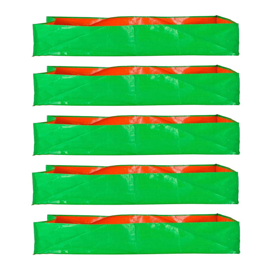 HDPE 260 GSM Rectangular Grow Bag 24 x 12 x 6 inch Green Pack of 5