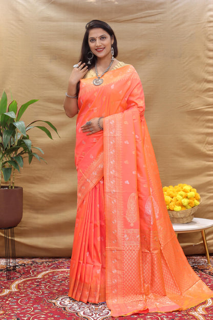 Vasthrlay Classic Traditional Saree with elegant kanjivaram styling