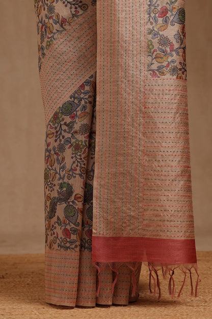 Vasthrlay Kalamkari Saree in Classic with refined ethnic appeal