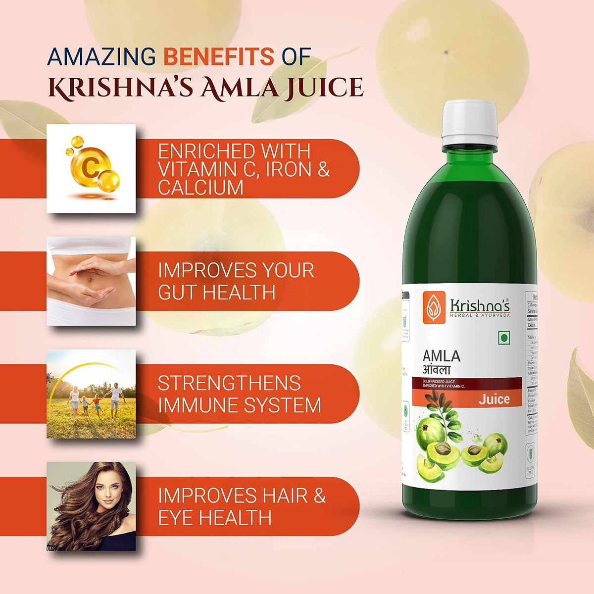 Krishna'S Herbal & Ayurveda Amla Juice 