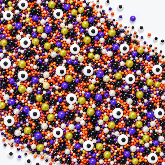 Confect Halloween Edible Sprinkles Mix for Cake Cupcake and Cookie Decoration 120 g Ghostly Affairs