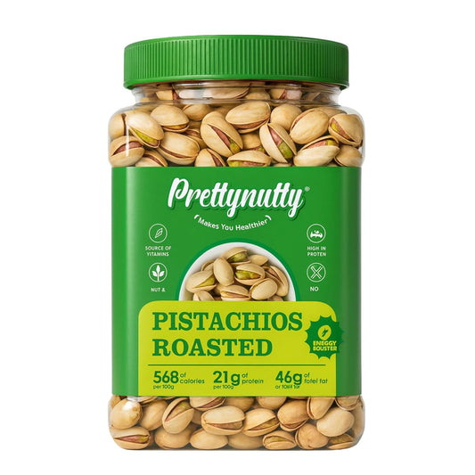 PrettyNutty Roasted Pistachios 500gm