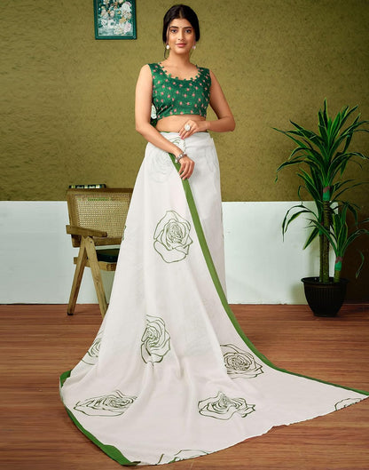 Vasthrlay ethnic saree in Blue colour for festive occasions