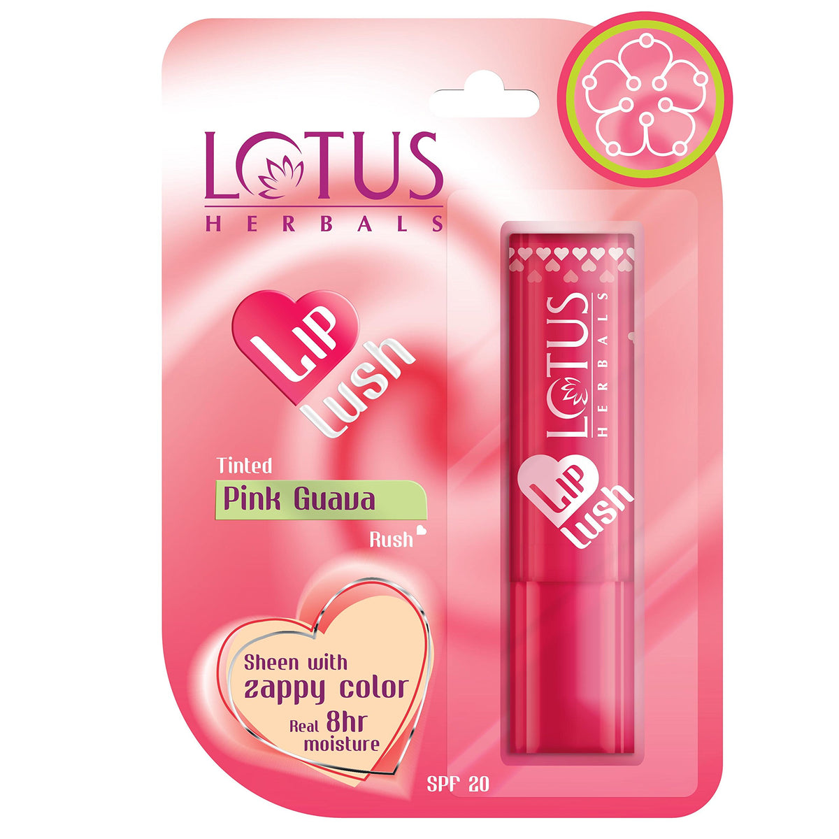 Lotus Lip Lush Pink Gauva Rush Spf 20