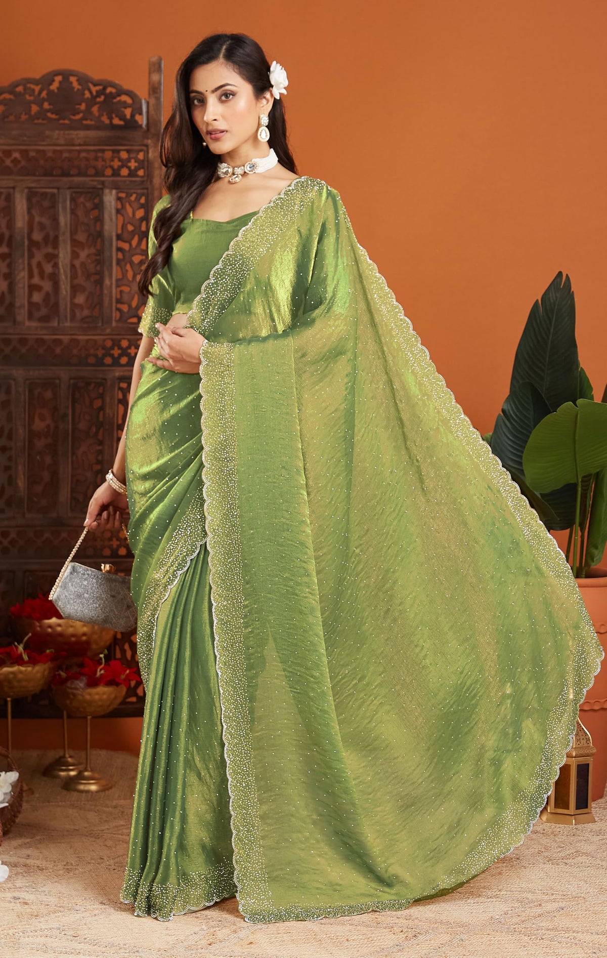 Vasthrlay Classic Traditional Saree for wedding and party wear styling
