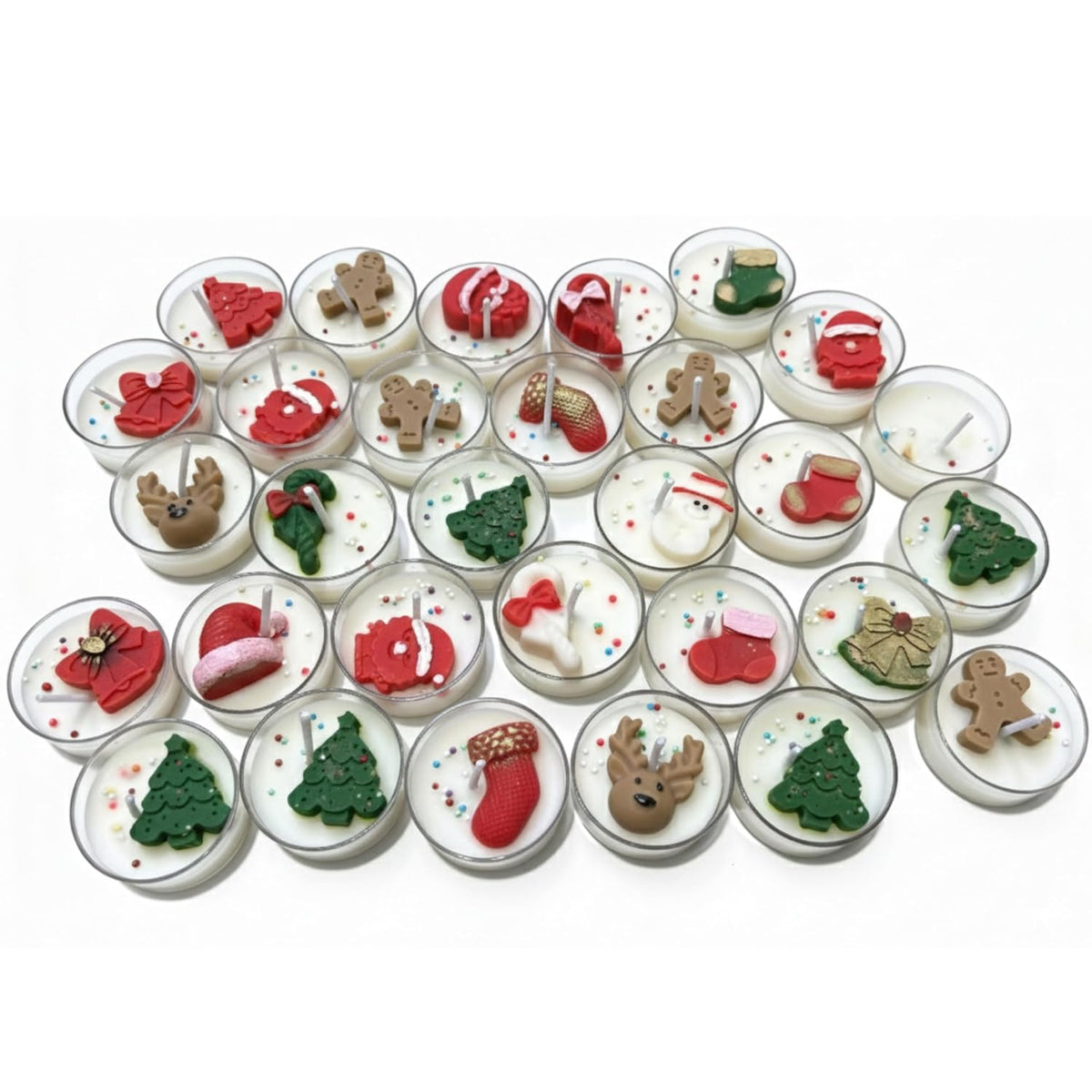 Christmas Tree Tealight Candles