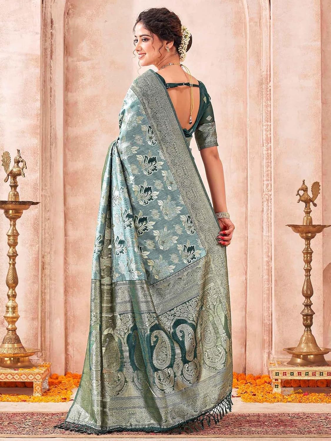 Vasthrlay Classic Traditional Saree for wedding and party wear styling
