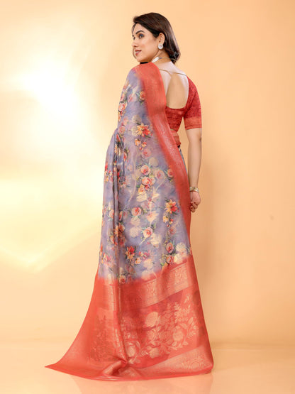 Vasthrlay Classic Traditional Saree with elegant jacquard styling