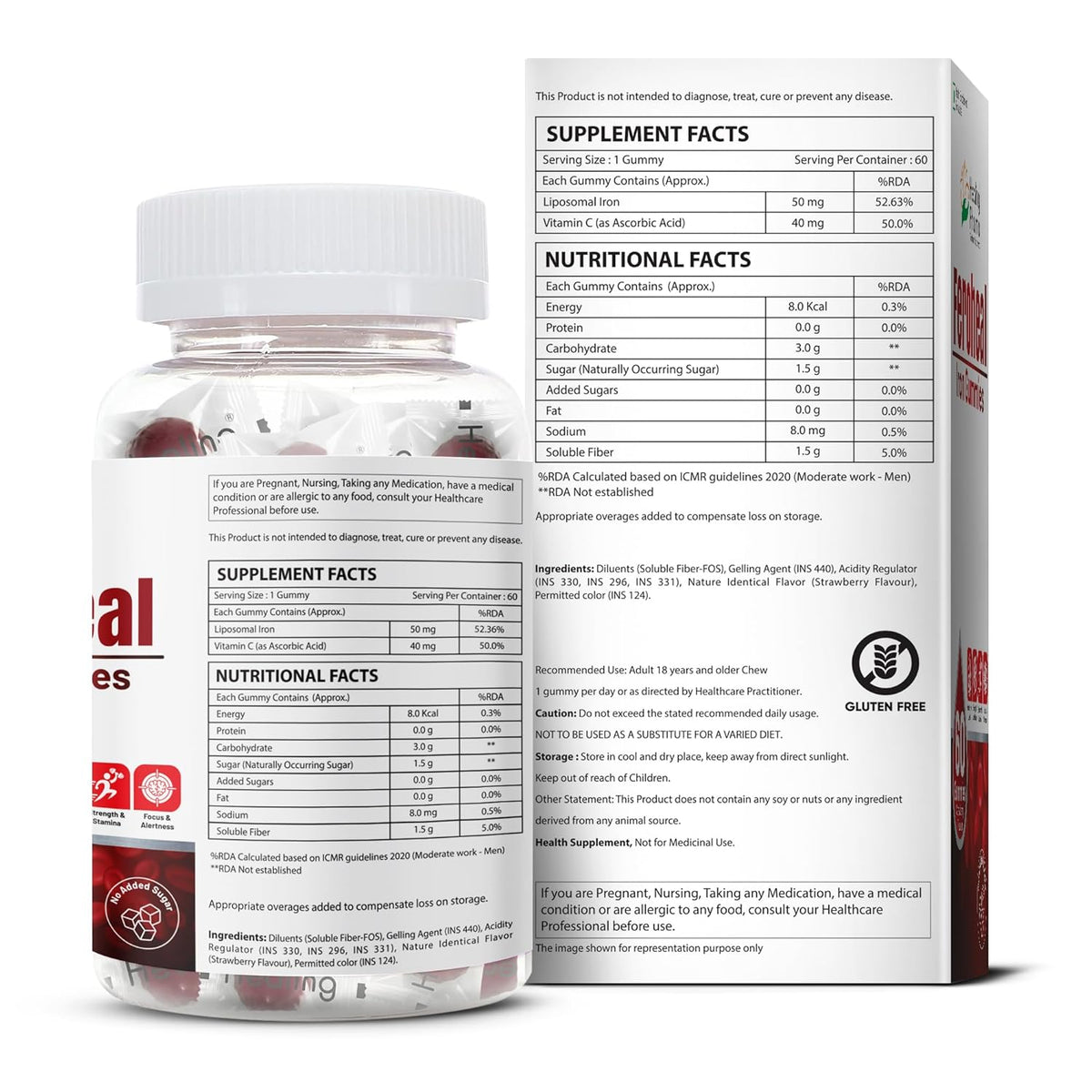 Healing Pharma Feroheal Iron Gummies