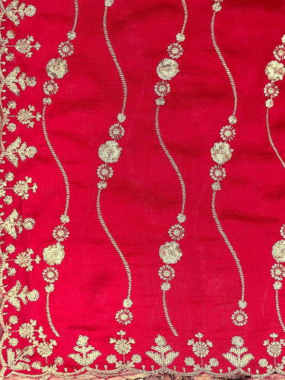 Vasthrlay Traditional Saree in Maroon with refined ethnic appeal