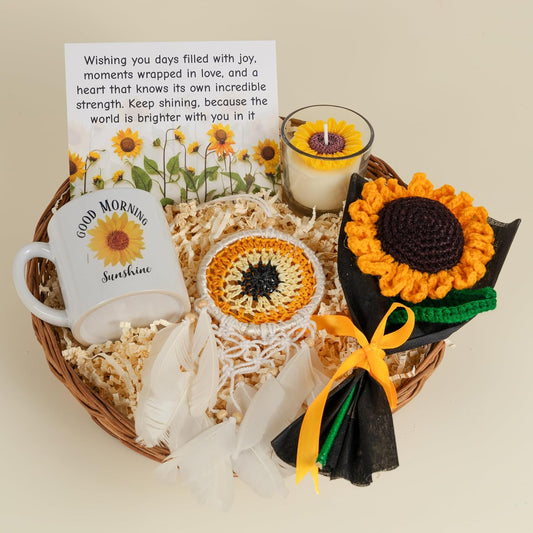 Combo Set of 5 Items Includes Forever Sunflower Crochet, Handmade Dreamcatcher, Luxury - image 1
