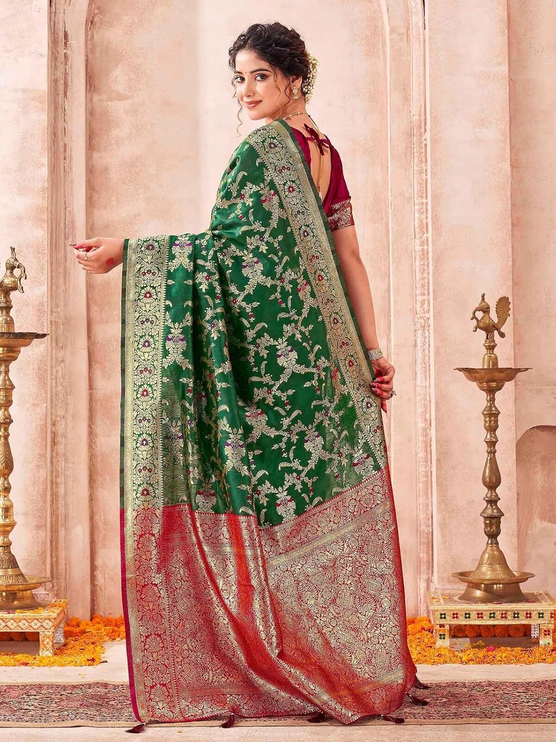 Vasthrlay Classic Traditional Saree for wedding and party wear styling
