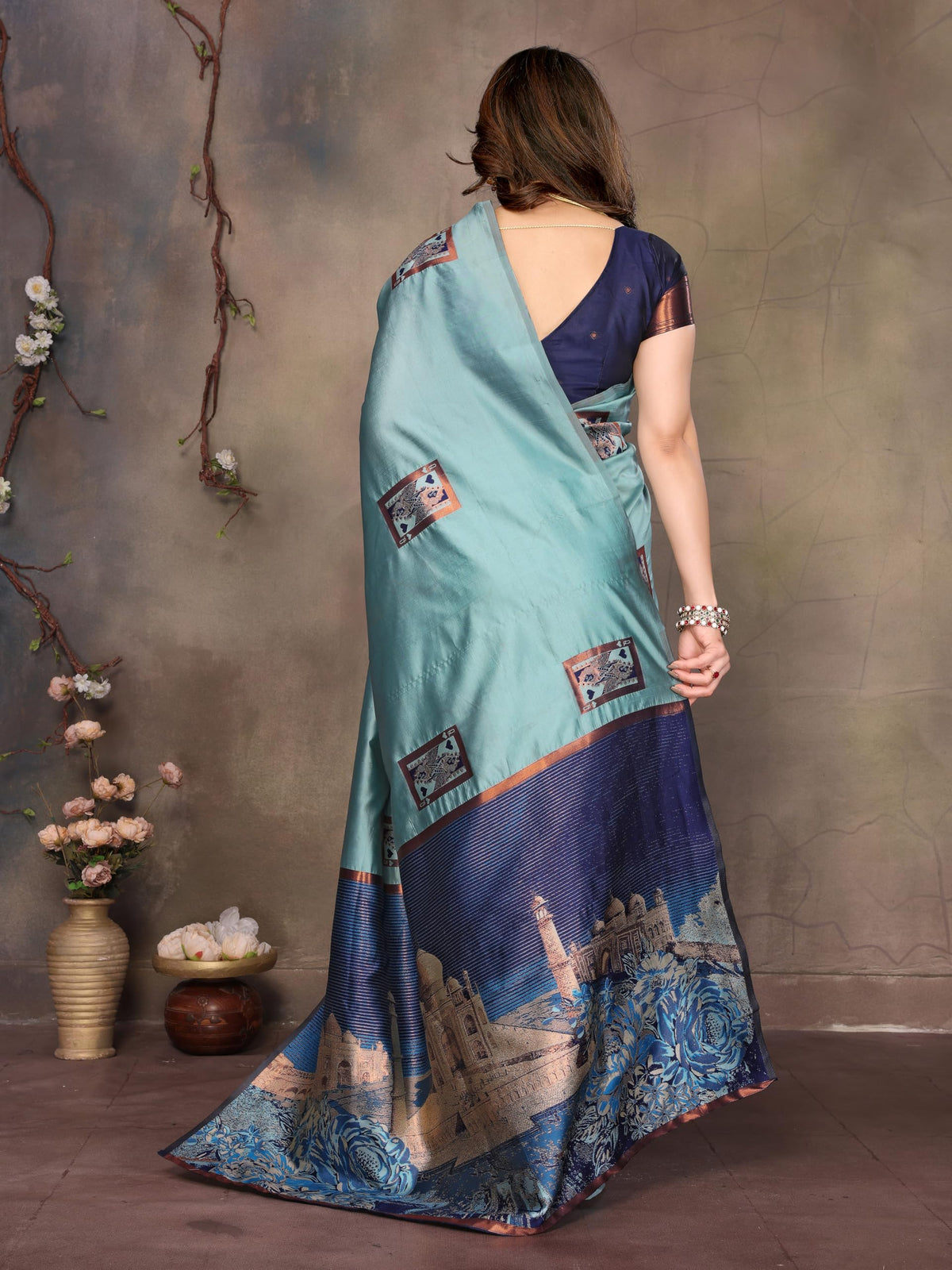Vasthrlay Classic Traditional Saree for wedding and party wear styling