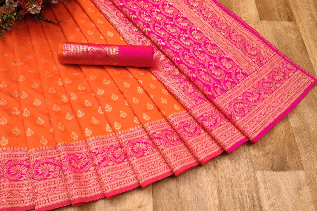 Vasthrlay Traditional Saree in Classic with refined banarasi ethnic appeal