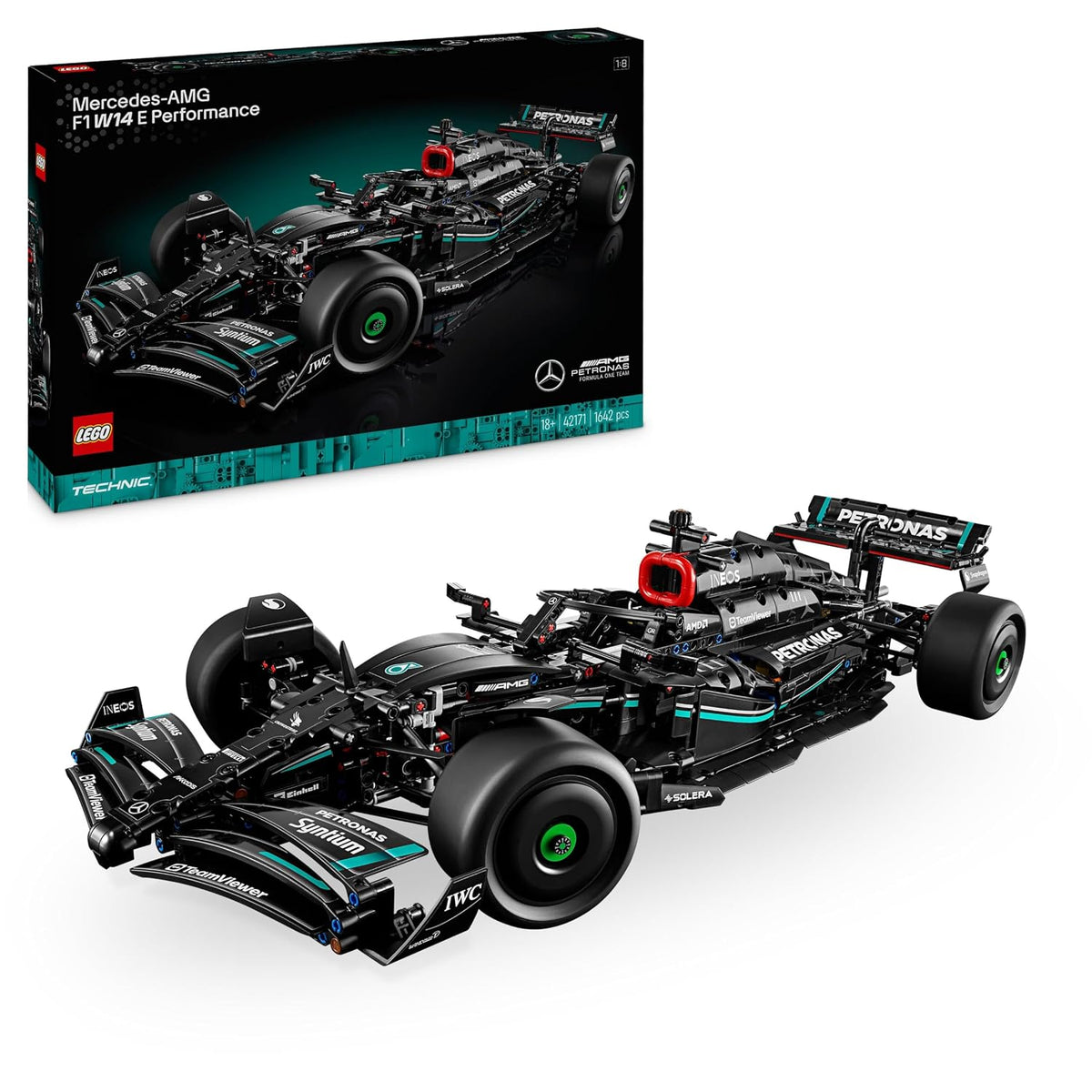LEGO Technic Mercedes-AMG F1 W14 E Performance 1642 Pieces 42171