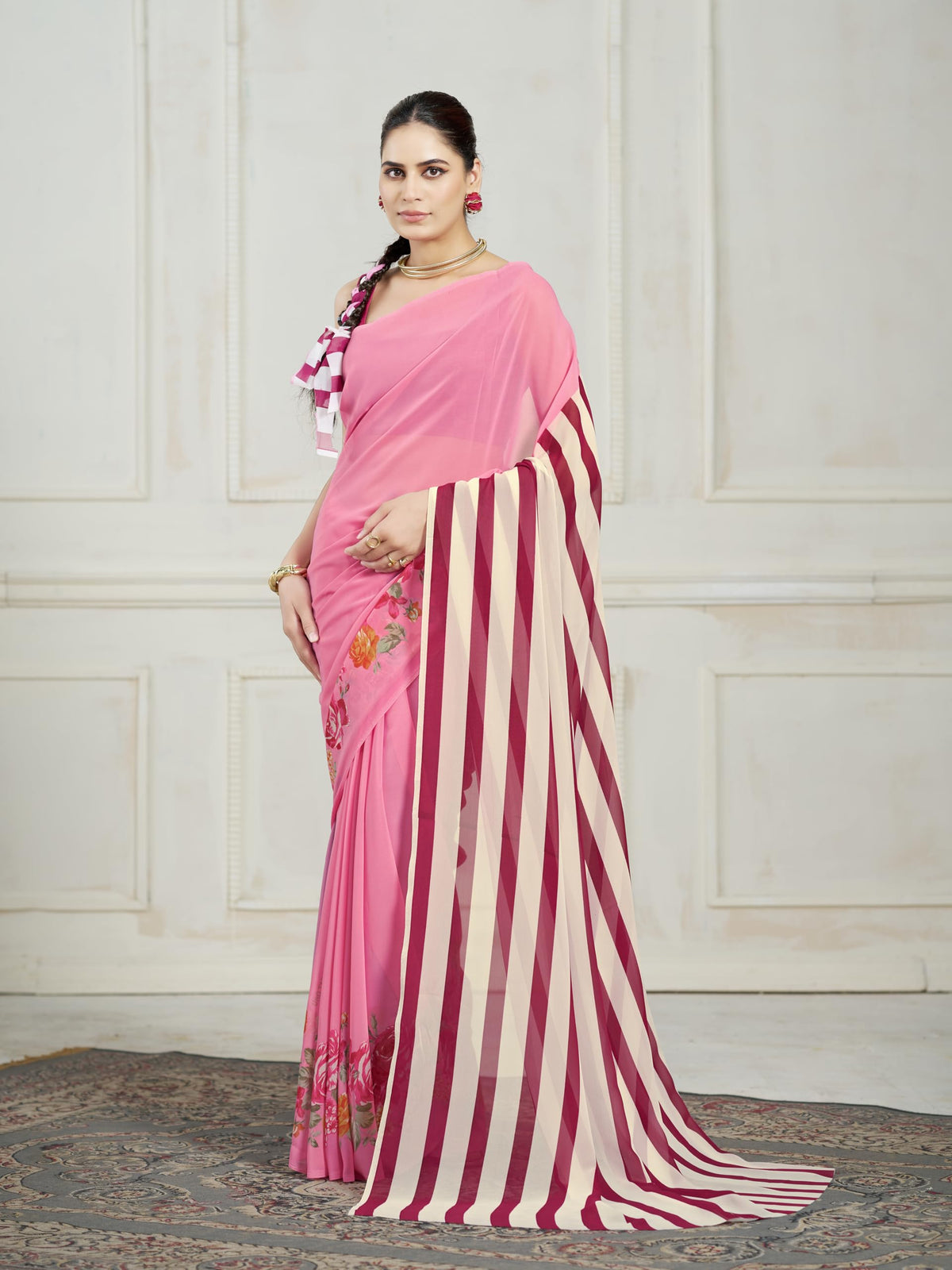 Vasthrlay Classic Traditional Saree for wedding and party wear styling