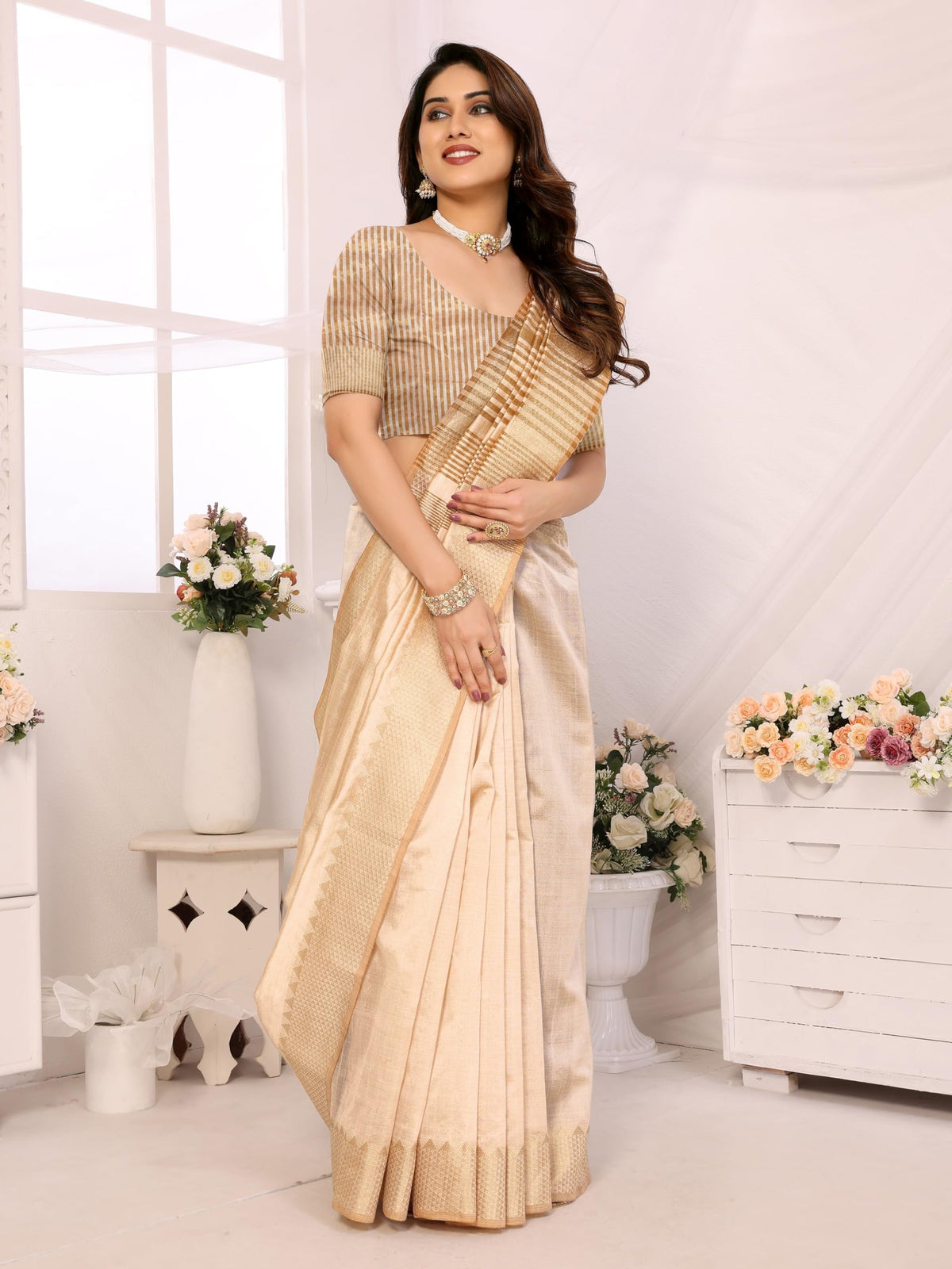 Vasthrlay Classic Traditional Saree for wedding and party wear styling