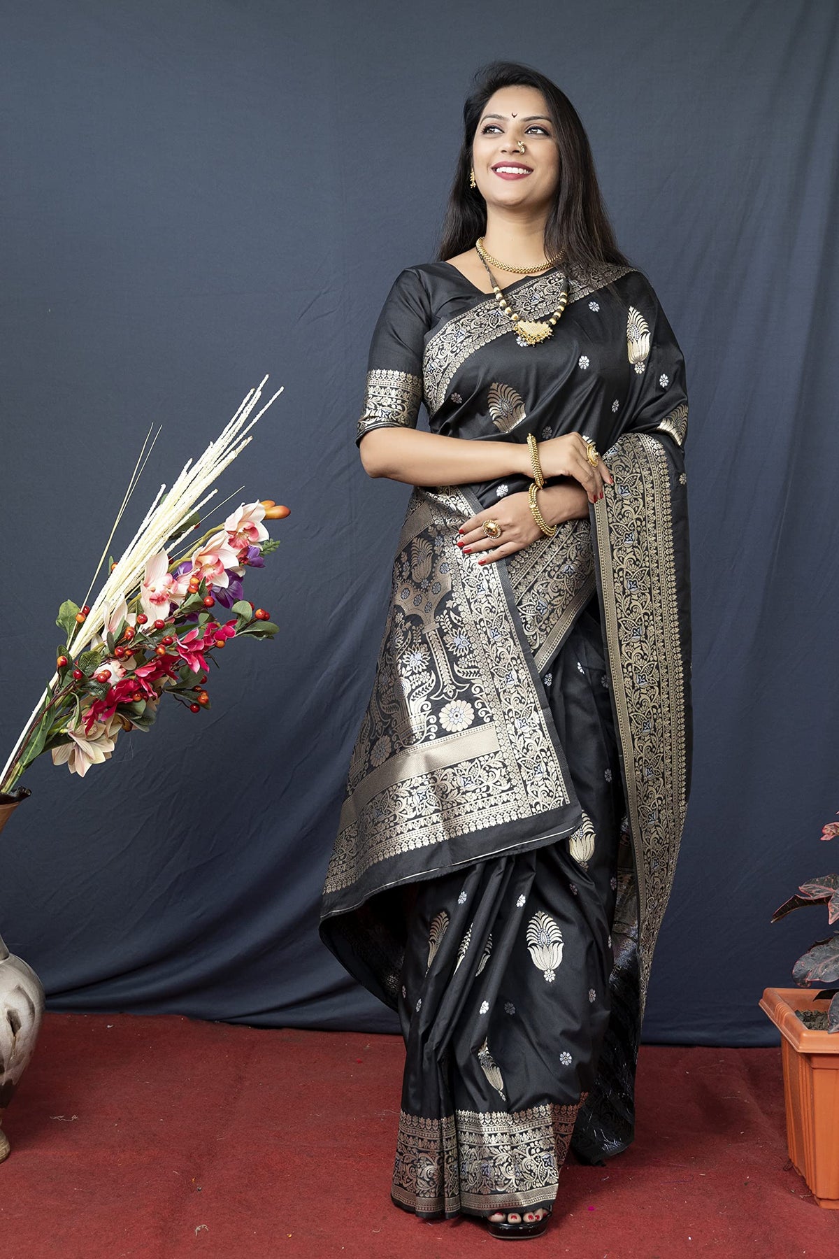 Vasthrlay Classic Traditional Saree with elegant banarasi styling