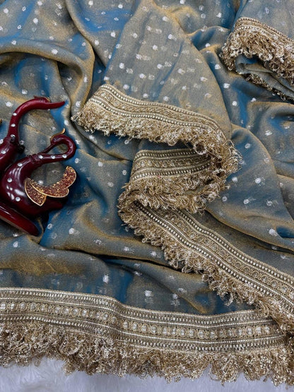 Vasthrlay Border Saree in Classic with refined ethnic ethnic appeal