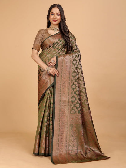 Vasthrlay Classic Ethnic Wear with elegant organza styling