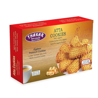 Thakar Desi Atta Gur Cookies Biscuits 800gm