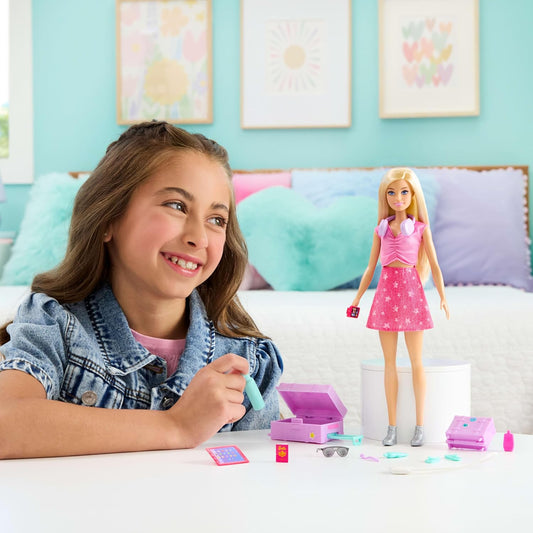 Barbie Family and Friends Malibu Limitless Adventure Doll with Luggage and Travel Accessories