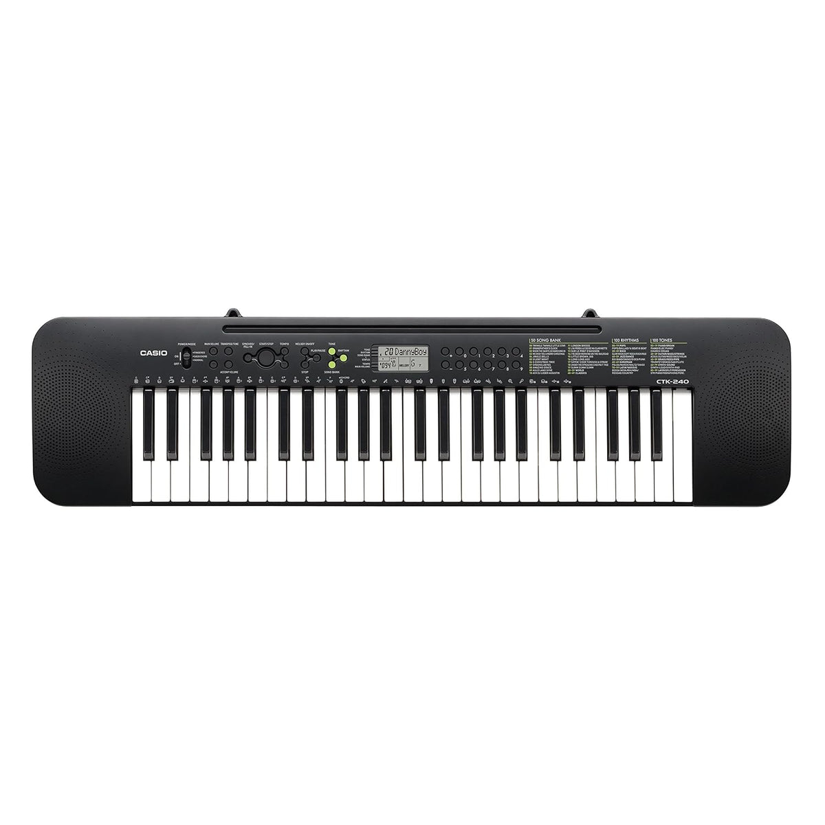 Casio CTK-240 49 Key Musical Keyboard Black