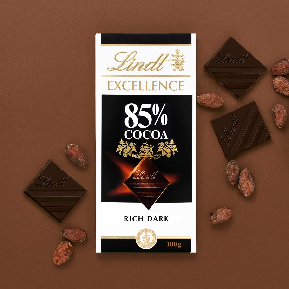 Lindt Excellence 85 Cocoa Dark Chocolate